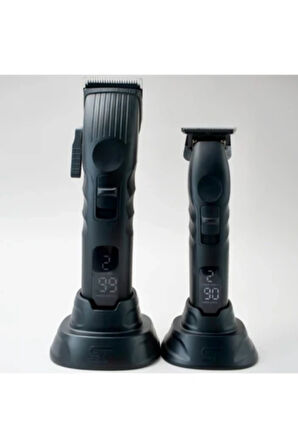 Supreme Trimmer Siyah 2Spee Trimmer & Clipper Tıraş Makinesi Paketi – LCD Ekranlı, Ultra Sessiz, 2 Hızlı