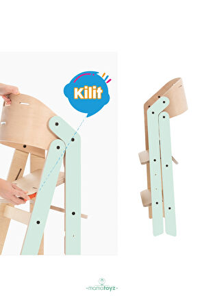 Mychair Mint Renk Mama Sandalyesi Only Chair - Sadece Sandalyesi