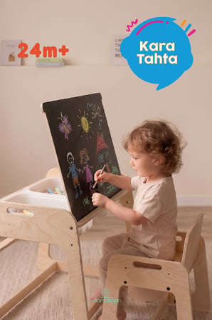 My Table Montessori Ahşap Aktivite Ve Oyun Masası