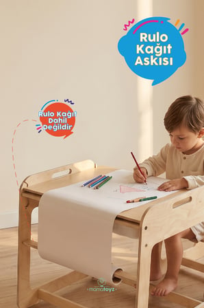 My Table Montessori Ahşap Aktivite Ve Oyun Masası
