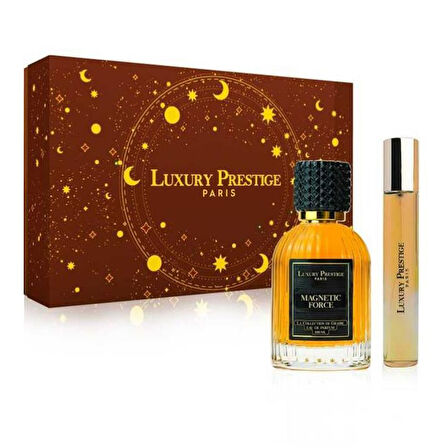 Luxury ZY0R010871 Prestıge Magnetic Force 100ML+35ML EDP Erkek Set Parfüm