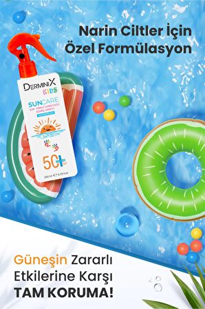 Kids Suya Dayanıklı Çocuk Güneş Kremi SPF50 UVA+UVB 200ml
