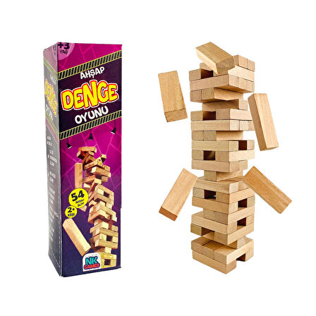 NK Games Ahşap Denge Oyunu (Kayın Ağacı)