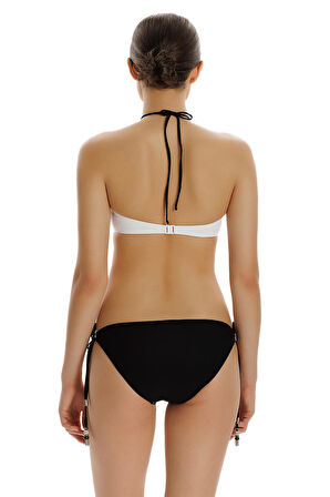 Zeki Siyah Aksesuar Detaylı Bikini Alt