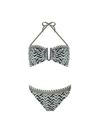 Zeki Yağ Yeşili Kadın Bikini Takım B.1003-23