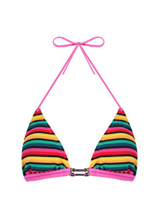 Zeki Çok Renkli Kadın Bikini Üst BU.4756-23