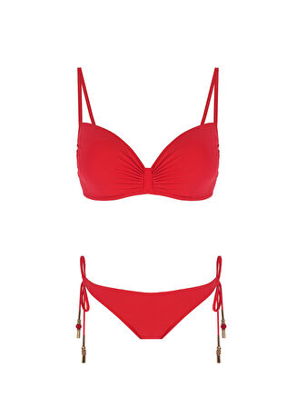 Zeki Kırmızı Kadın Bikini Takım B.1806-23