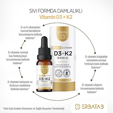 Erbatab D3-K2 20 ML
