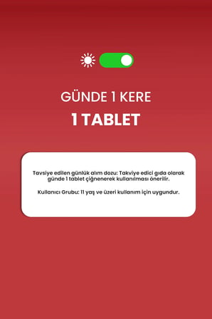 Erbatab Vitamin B12- Folik Asit B9-Metilkobalamin-Metilfolat