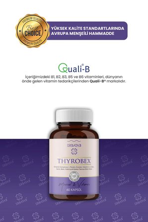 Erbatab Thyrobex Multivitamin 60 Kapsül