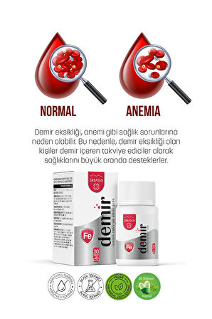 Erbatab Demir 30 Kapsül