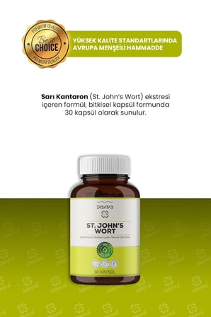 Erbatab Sarı Kantaron Ekstresi ST.John's Wort 30 Kapsül