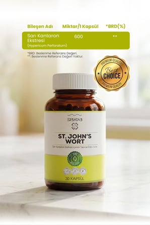 Erbatab Sarı Kantaron Ekstresi ST.John's Wort 30 Kapsül