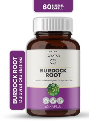 Erbatab Burdock Root Dulavrat Otu Ekstresi 60 Kapsül