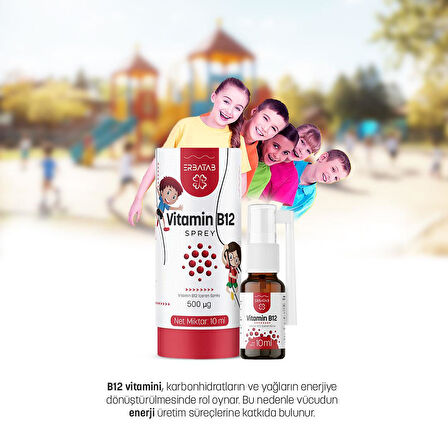 Erbatab Metilkobalamin B12 Sprey 10 ml