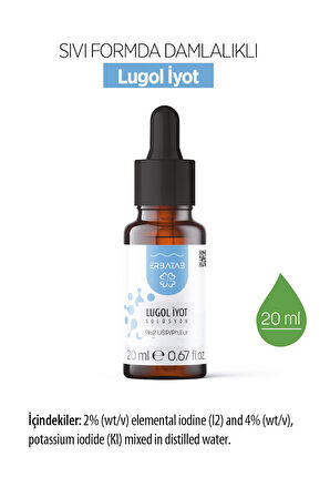 Erbatab Lugol İyot %2 20 ml