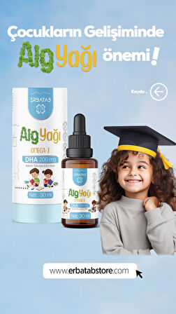 Erbatab Alg Yağı Omega 3 30 ml