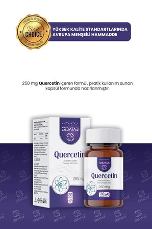 Erbatab Quercetin ( Kuersetin ) 30 Kapsül