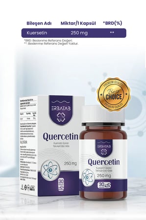 Erbatab Quercetin ( Kuersetin ) 30 Kapsül