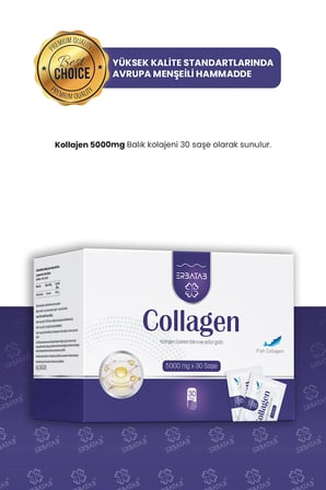 Erbatab Hidrolize Kollajen 5000 mg 30 Saşe