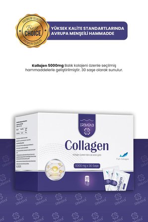 Erbatab Hidrolize Kollajen 5000 mg 30 Saşe