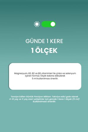 Erbatab Çocuk Multivitamin ( Magnezyum, Çinko, Sel