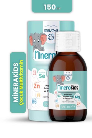 Erbatab Çocuk Multivitamin ( Magnezyum, Çinko, Sel