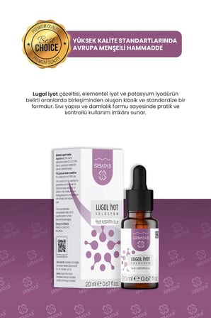 Erbatab Lugol İyot %5 20 ml