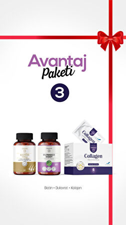 Erbatab Avantaj Paketi 3 (Kollajen, Biotin, Dulavratotu)