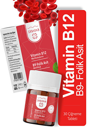 Erbatab Süper Avantaj Paketi ( D3K2, B12-B9, Magnezyum )