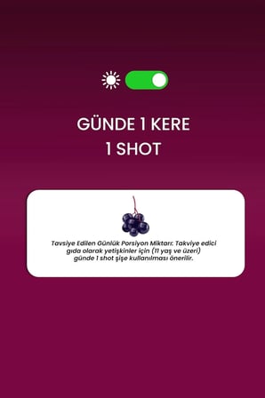 Erbatab Resveratrol Ve Karamürver Ekstraktı İçeren Takviye Edici Gıda 20 Shot 200mg