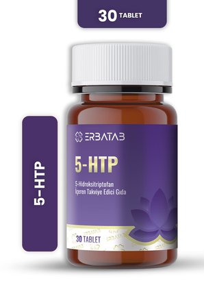 Erbatab 5-HTP 100 Mg 30 Tablet 5-Hidroksitriptofan İçeren Takviye Edici Gıda