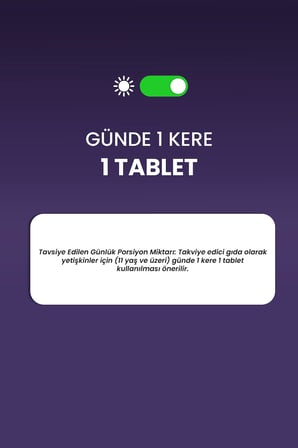 Erbatab 5-HTP 100 Mg 30 Tablet 5-Hidroksitriptofan İçeren Takviye Edici Gıda