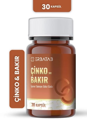 Erbatab Çinko ve Bakır İçeren Takviye Edici Gıda