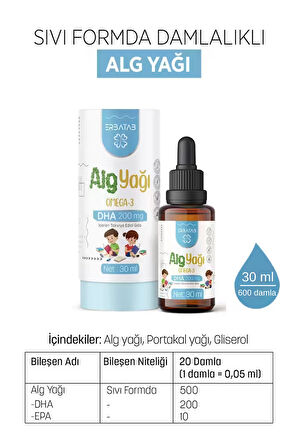 Erbatab Okula Dönüş Paketi ( Vitamin D3, Vitamin B12, Alg Yağı Omega-3)