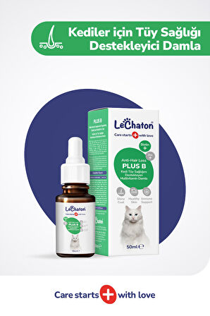 Kedi Tüy Döküm Dökülmesi Önleyici Engelleyici Damla Kediler Için Biyotin Multivitamin – 50ml
