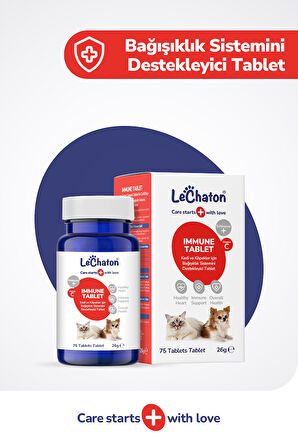 Premium Immune C - Kedi Ve Köpekler Için Bağışıklık Sistemini Destekleyici Tablet 75 Tablet