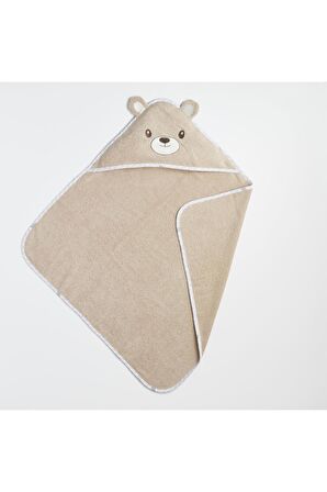 Gezenbebe Hero Karakterli Bebek Çocuk Kapüşonlu Havlu 75X80 Teddy