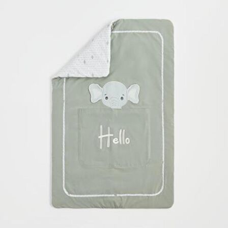 Gezenbebe Hero Karakterli Bebek Çocuk Yorgan 100X135 Elephant