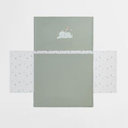 Gezenbebe Hero Karakterli Bebek Yorgan Kılıfı 100X135 Elephant