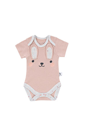 Gezenbebe Hero Bebekler İçin Nakışlı Kısa Kol Body