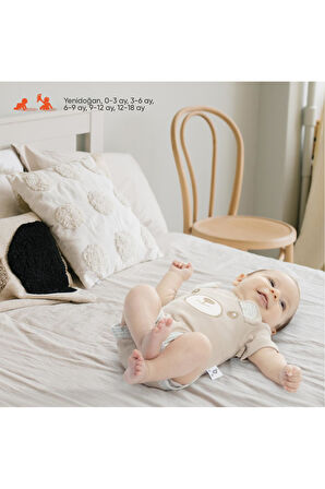 Gezenbebe Hero Bebekler İçin Nakışlı Kısa Kol Body