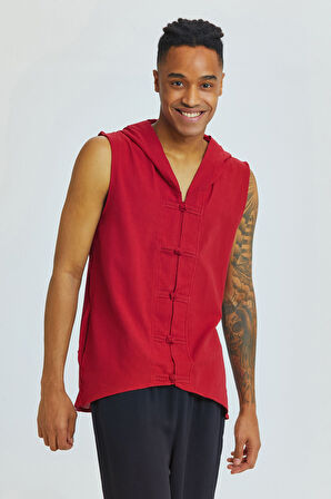 Kapüşonlu Gömlek Kırmızı | XL