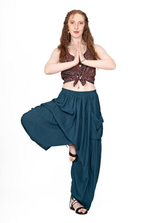 Arkası Pencereli Bluz Mor | M