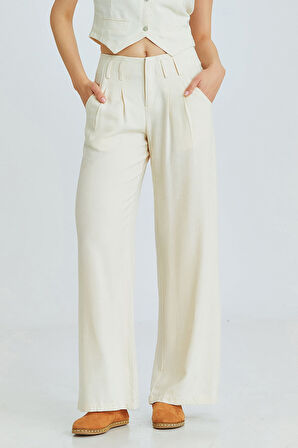 Pilili Bohem Pantolon Bej | L