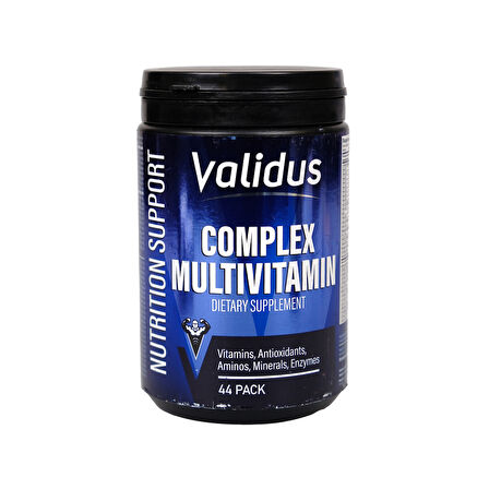 Valıdus Multıvıtamın Complex Vıtamıns + Mınerals + Antıoxıdants + Amınos + Enzymes Set