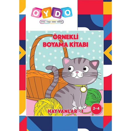 OYDO Örnekli Boyama Kitabı Hayvanlar 1