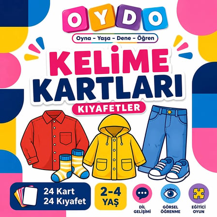 OYDO Kelime Kartları Kıyafetler