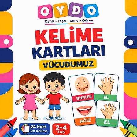 OYDO Kelime Kartları Vücudumuz
