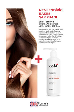 Veela Kuru Saçlar Için Canlandırıcı Yoğun Nem Bakım Şampuanı Moisturizing Care Shampoo